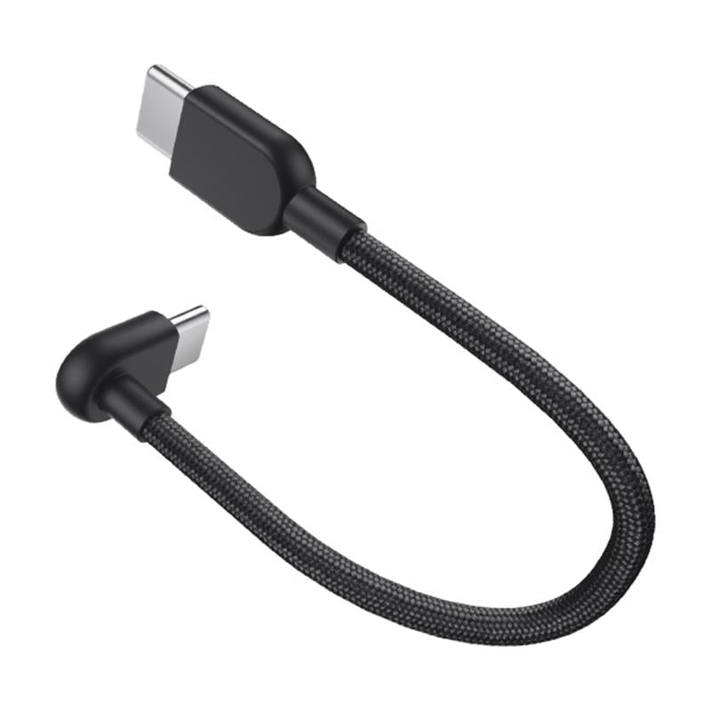 Καλώδιο Σύνδεσης USB 2.0 Xiaomi BHR08W0GL Braided USB C σε USB C 60W 3A 0.1m Σκούρο Γκρι