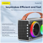 Φορητό Ηχείο Bluetooth Foneng M2 Colorful BT 5.1 5000mAh 15W Γκρι