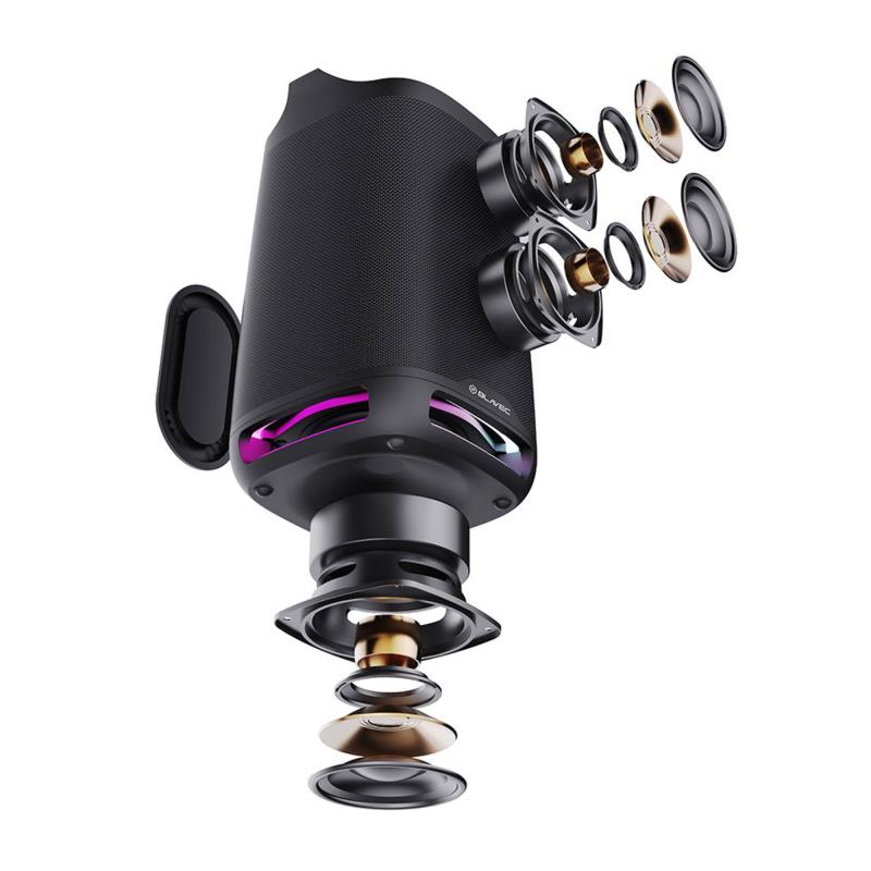 Φορητό Ηχείο Bluetooth Blavec WS-01 Karaoke TWS BT 5.3 USB AUX 4500mAh 160W Μαύρο
