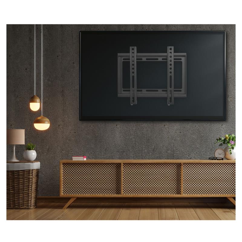 Επιτοίχια Βάση TV Holmios Σταθερή (23" έως 42") Μαύρο