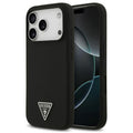 Θήκη Σιλικόνης Guess MagSafe Apple iPhone 18 Pro/ 17 Pro Triangle Logo Μαύρο