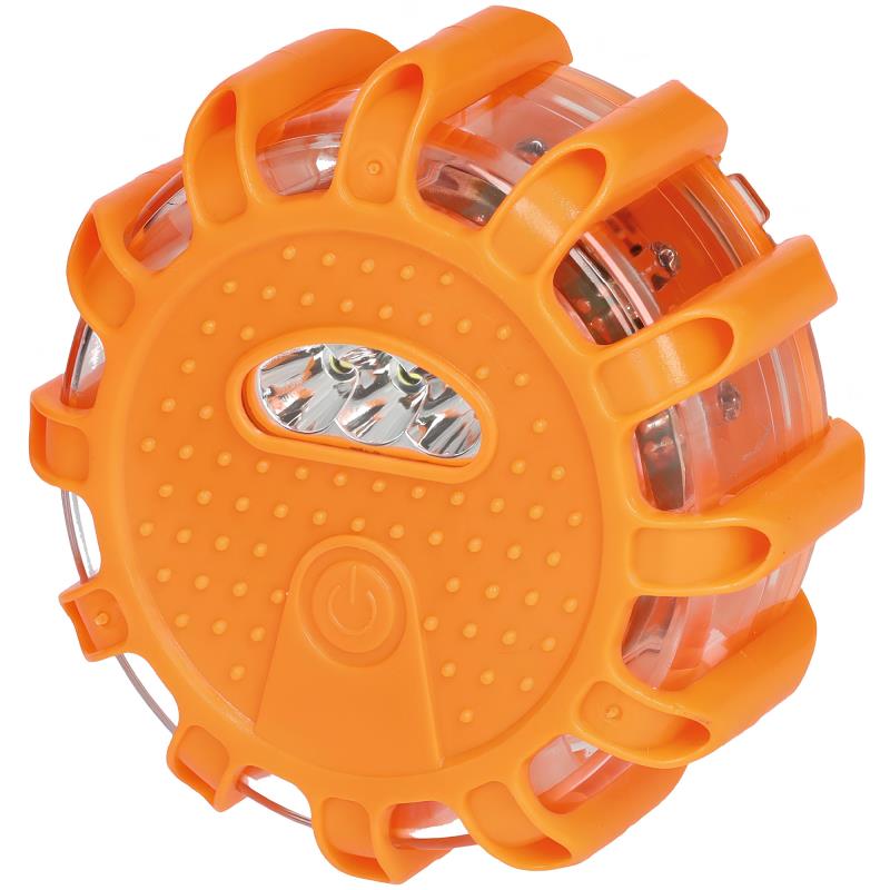 Φακός Έκτακτης Ανάγκης Μαγνητικός 15 LEDs GSC 3W 3xAAA 150lm με Γάντζο Πορτοκαλί
