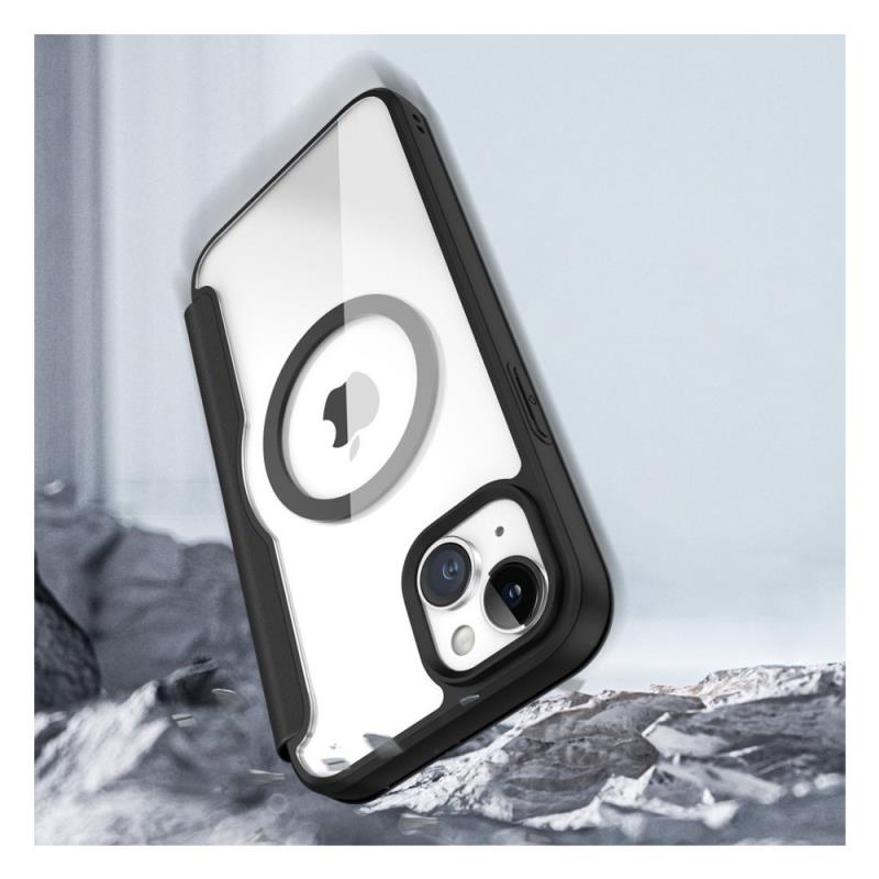 Θήκη Flip Dux Ducis Apple iPhone 15 Plus Wallet Skin X Pro Μαύρο