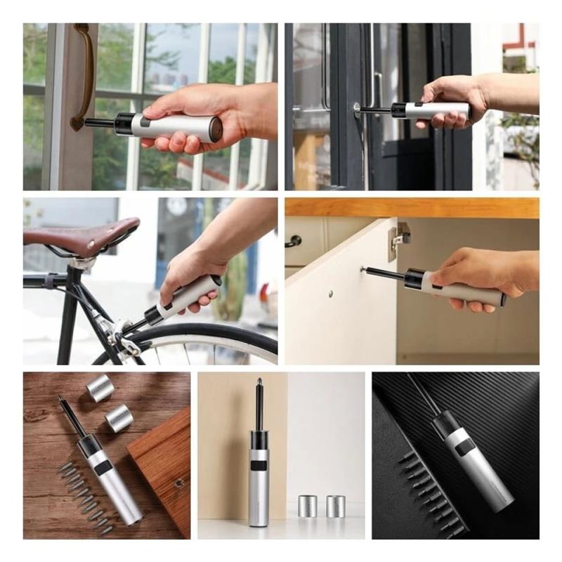 Rechargeable Electric Screwdriver Wowstick SD C63 with 12pcs Replaceable Magnetic Bits