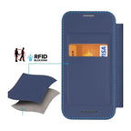 Θήκη Flip Dux Ducis Apple iPhone 15 Wallet Skin X Pro Μπλε