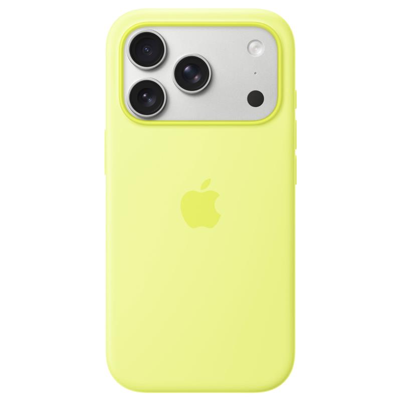 Θήκη Silicon με MagSafe Apple MGFF4 iPhone 17 Pro Neon Κίτρινο