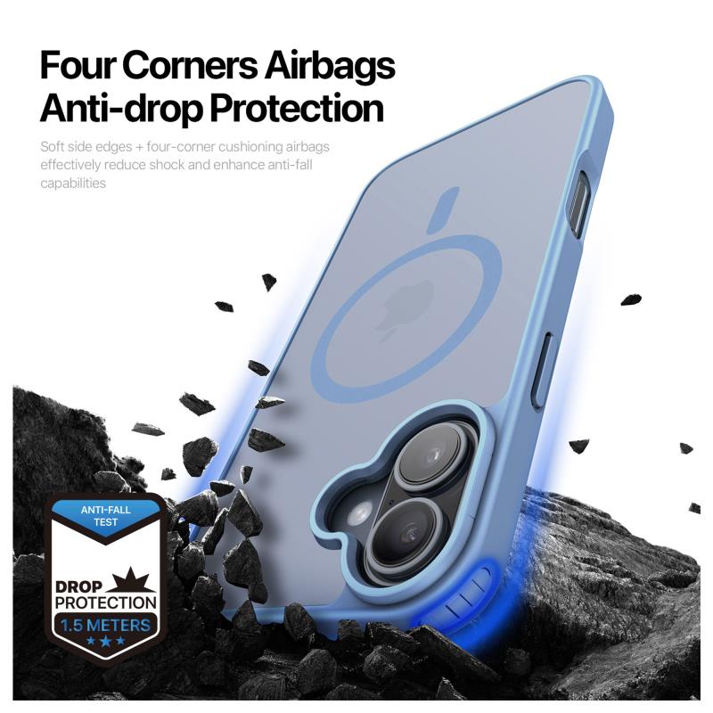 Θήκη TPU & PC Dux Ducis Apple iPhone 17 Magnetic MagSafe Yind Γκρι