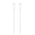 Καλώδιο Apple Braided MQKJ3 USB C σε USB C 1m Λευκό (Ασυσκεύαστο)