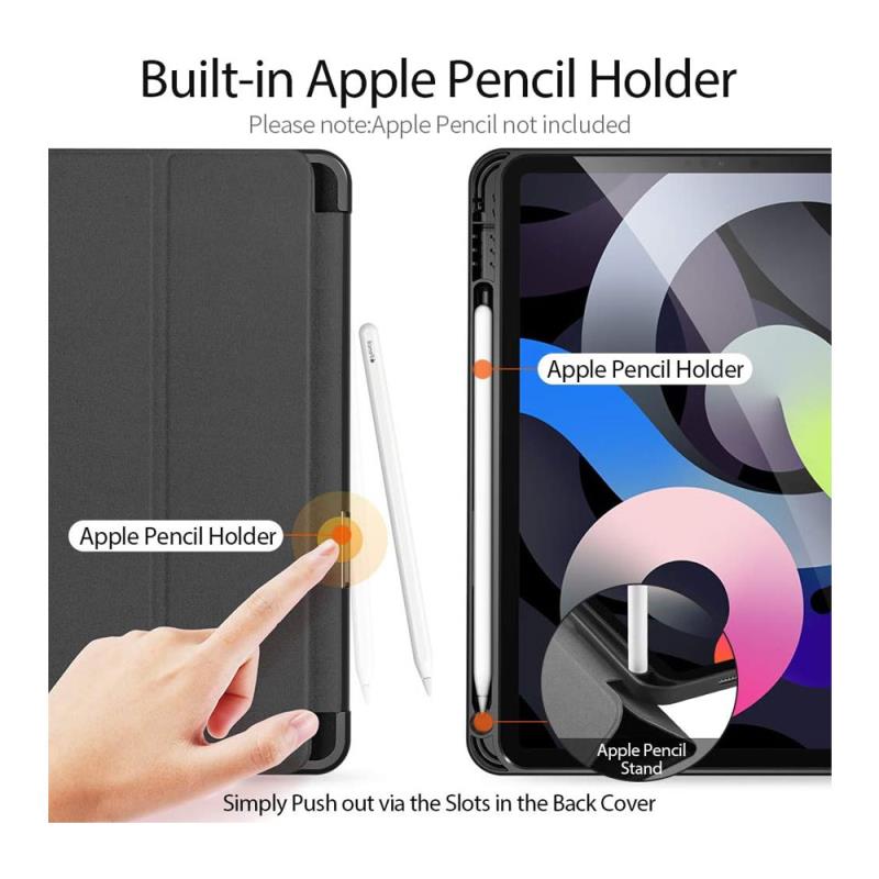 Θήκη TPU Flip Shock Proof Dux Ducis Domo Apple iPad 10.2" (2019)/ (2020)/ (2021) Ροζ