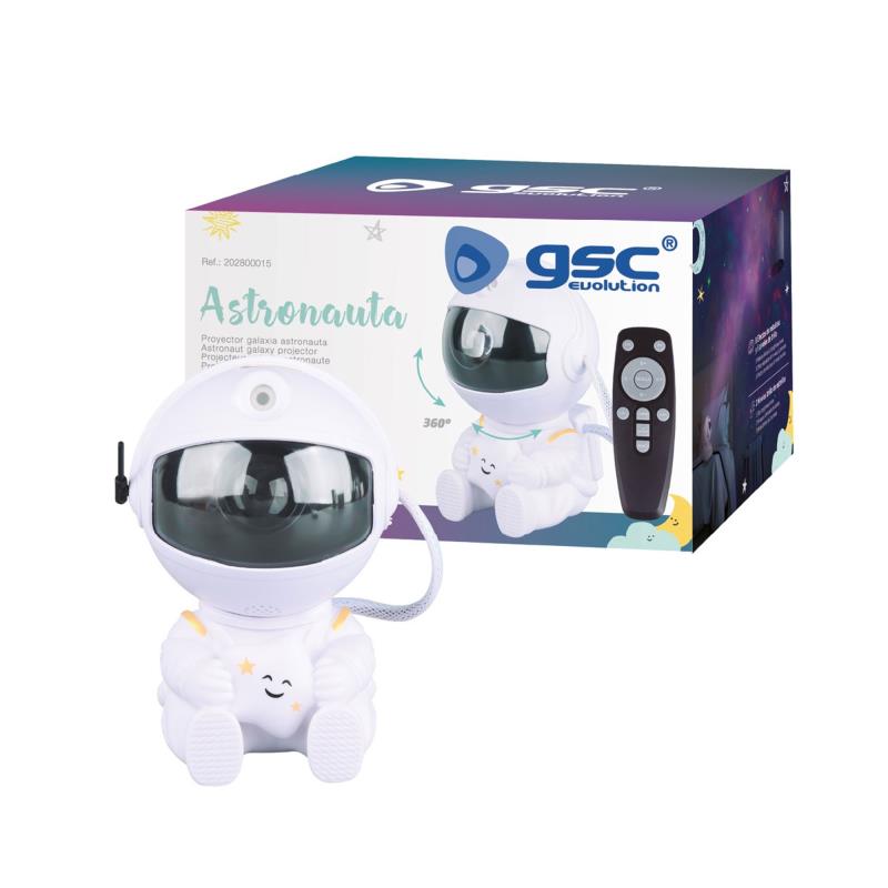 Προβολέας Φορητός - Φωτιστικό GSC Astronaut Star Projection Light LED Λευκό