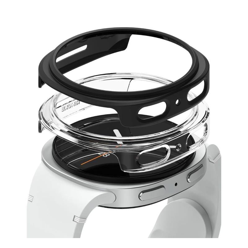 Θήκη PC Ringke Samsung Galaxy Watch 8 (40mm) Slim Διάφανο & Μαύρο (2 τεμ.)