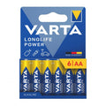 Μπαταρία Alkaline Varta Longlife Power AA LR06 Plastic Free (6 τεμ.)
