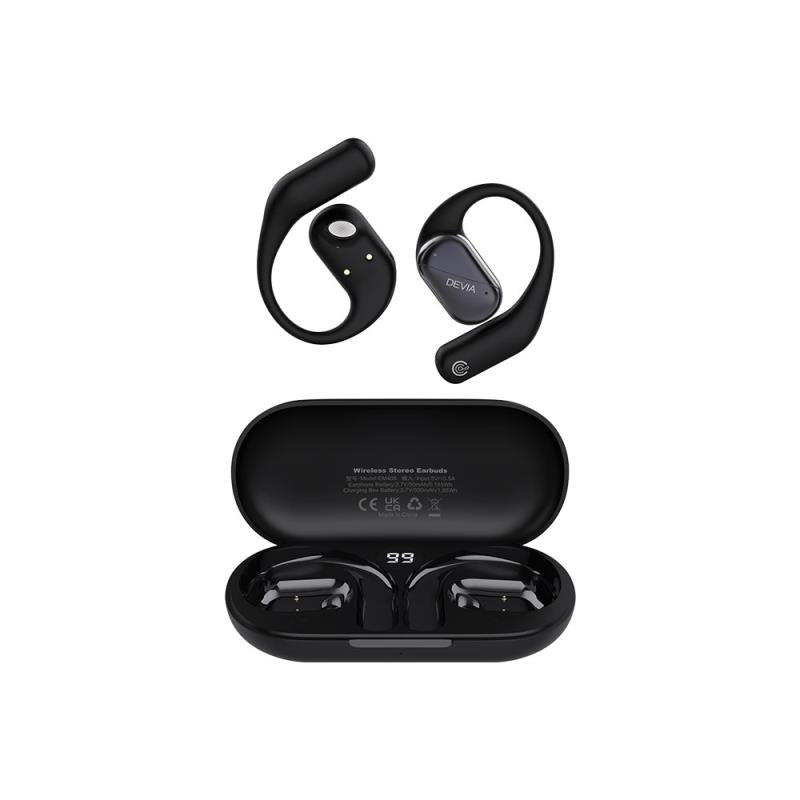 True Wireless Ακουστικά Bluetooth Devia EM406 OWS Lite1 Μαύρο