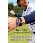Smartwatch Devia WT6 2.01" Μαύρο