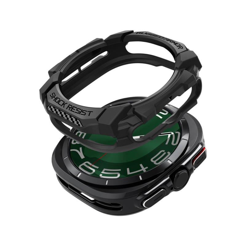 Θήκη Soft TPU Spigen Samsung Galaxy Watch Ultra 47mm Rugged Armor Μαύρο