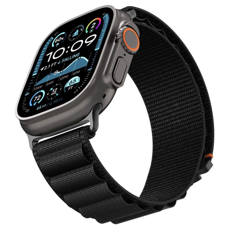 Λουράκι Spigen WBF1 Apple Watch (44/ 45/ 46/ 49mm) Μαύρο