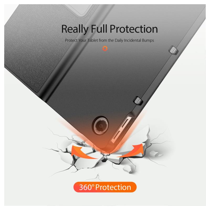 Θήκη TPU Flip Shock Proof Dux Ducis Domo Lenovo Tab Plus 11.5" Μαύρο