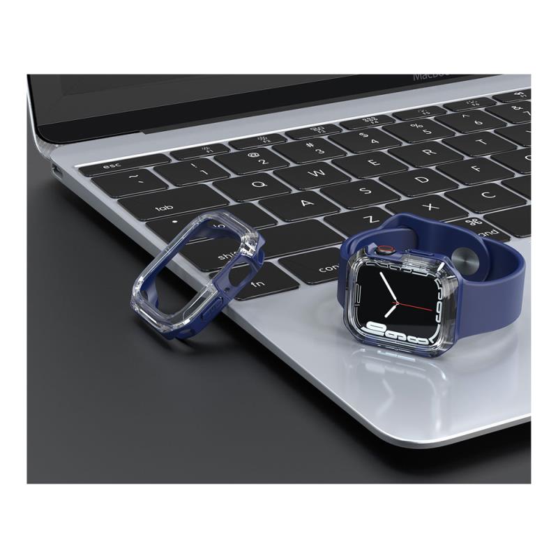 Θήκη TPU & PC Devia Apple Watch 4/ 5/ 6/ SE 40mm Sport Shock Proof Μπλε