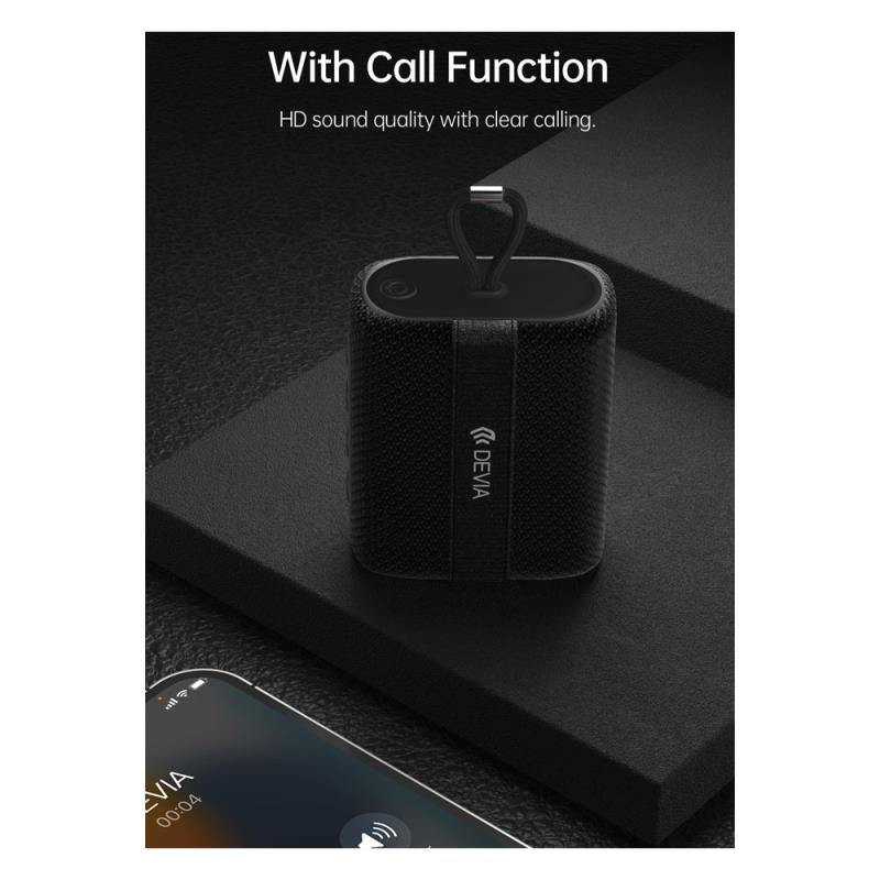 Φορητό Ηχείο Bluetooth Devia EM503 O-A2 5W Kintone Μαύρο