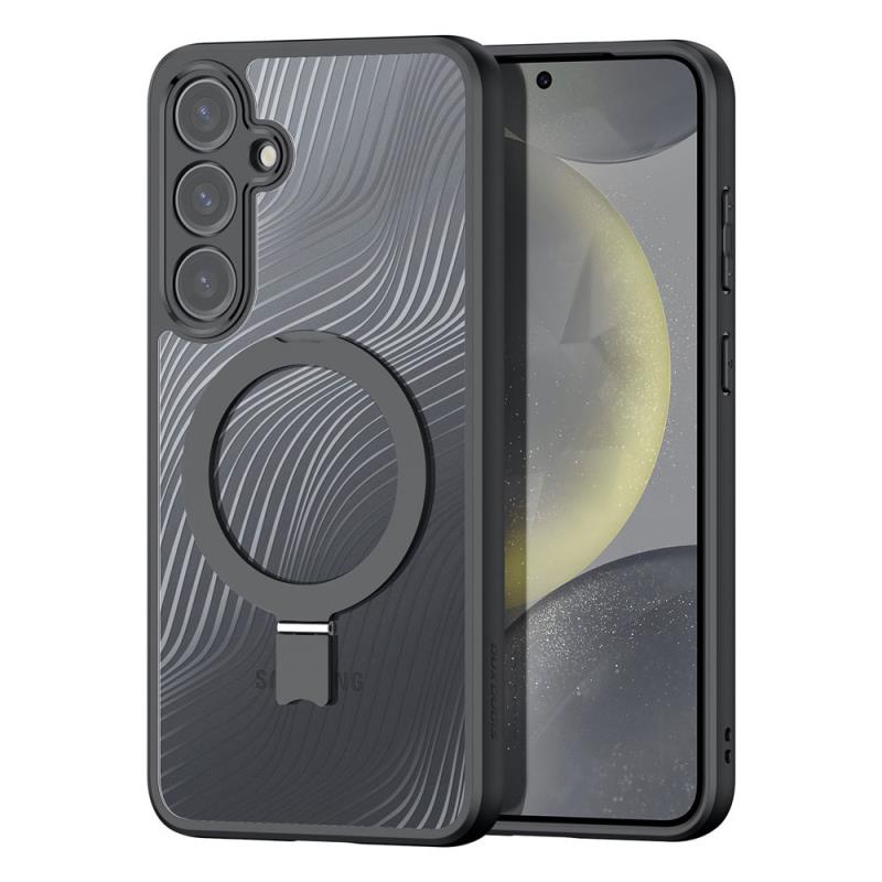 Θήκη TPU & PC Dux Ducis Samsung Galaxy S24 Plus 5G Magnetic με Stand Aimo Μαύρο