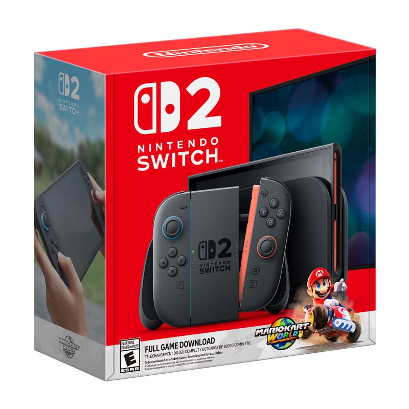 Nintendo Switch 2 & Mario Kart World Μαύρο