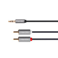 Καλώδιο 3.5mm - 2xRCA 10m Kruger&Matz