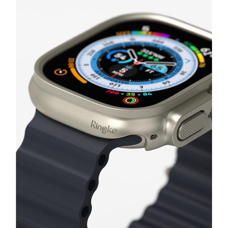 Θήκη PC Ringke Slim Apple Watch Ultra 1/ 2/ 3 49mm Διάφανο & Γκρι (2 τεμ.)