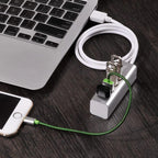HOCO USB HUB 2.0, 4 PORT, ΚΑΙ ΦΟΡΤΙΣΗ, HB1, ΑΣΗΜΙ