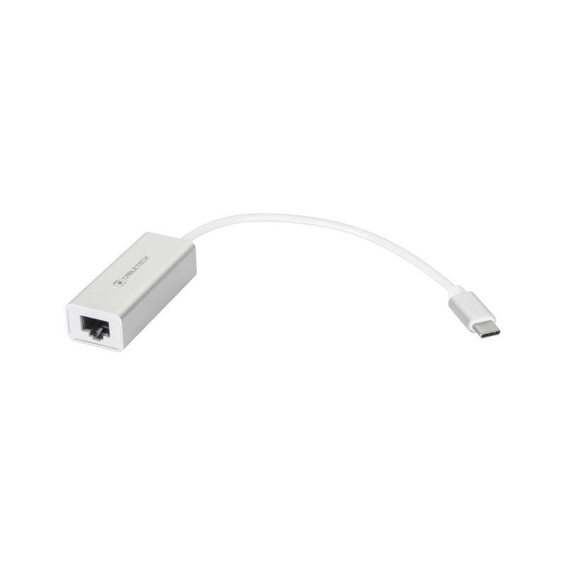 Αντάπτορας USB C - RJ45 LAN 10/100/1000 Mb Cabletech