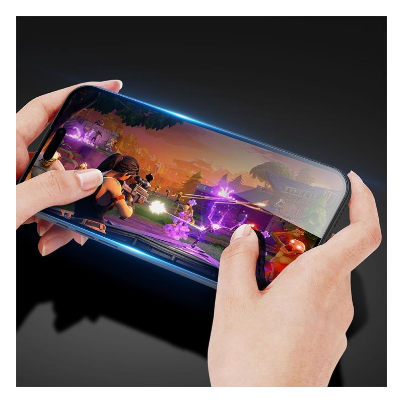 Tempered Glass Full Face Dux Ducis Apple iPhone 16 Plus Μαύρο (1 τεμ.)