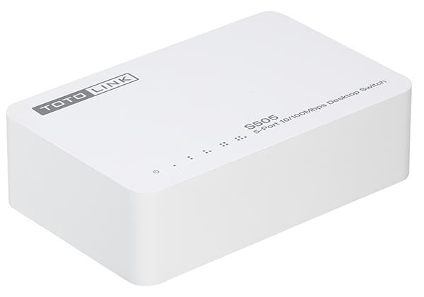TOTOLINK 5-Port 10/100Mbps Desktop Switch.