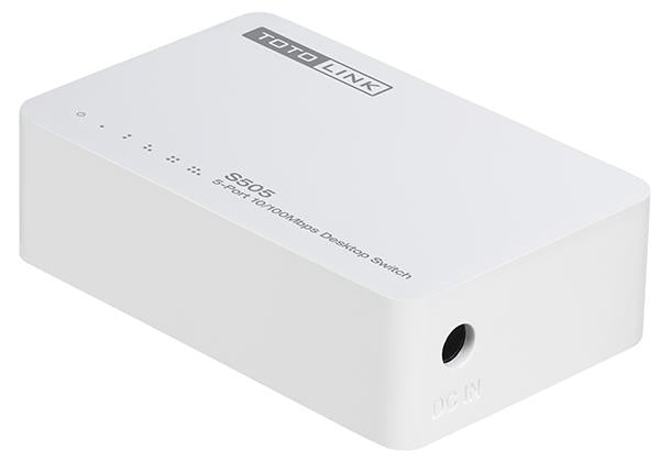 TOTOLINK 5-Port 10/100Mbps Desktop Switch.