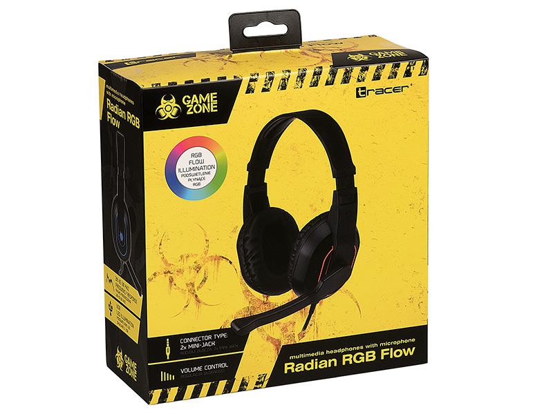 TRACER GAMING HEADSET GAMEZONE RADIAN RGB FLOW