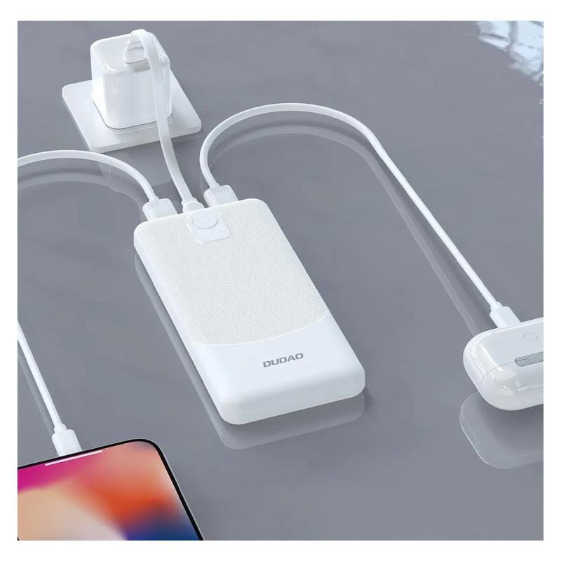 Φορτιστής Ανάγκης Dudao K10Pro 10W 20000mAh Λευκό