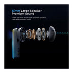 True Wireless Ακουστικά Bluetooth Joyroom JR-TC1 IceLens Series με RGB Λευκό