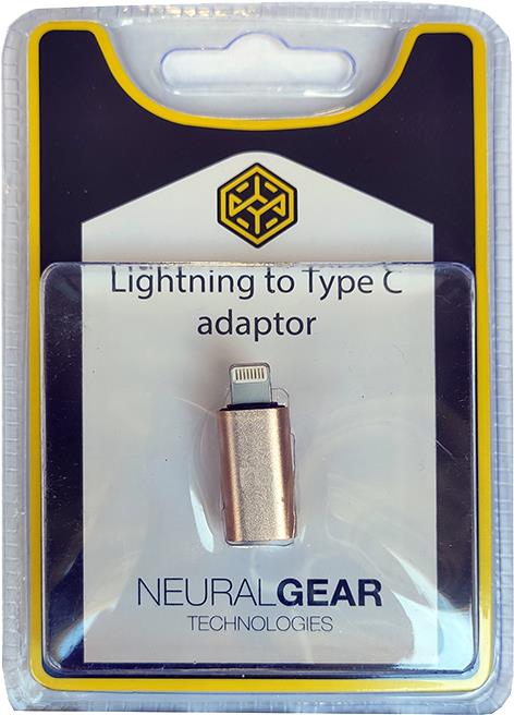 NG ΑΝΤΑΠΤΟΡΑΣ LIGHTNING (αρσενικό) σε υποδοχή TYPE C (θυληκό), BLISTER
