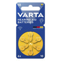 Μπαταρία Ακουστικών Βαρηκοΐας Varta 10 (6 τεμ.)