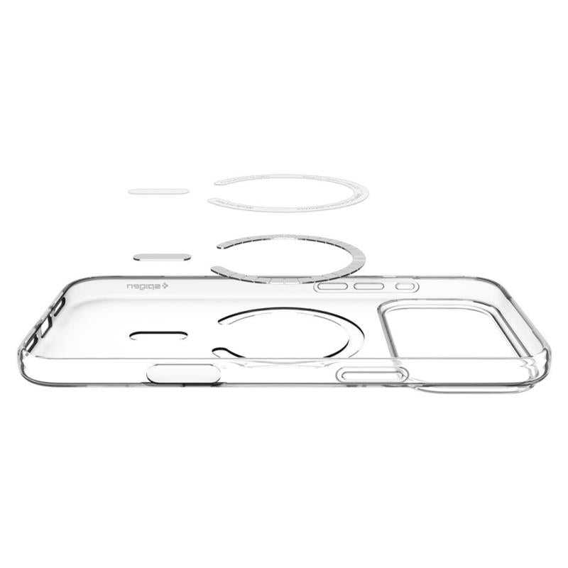 Θήκη TPU Spigen Liquid Crystal Apple iPhone 17 Pro Max Διάφανο-Λευκό
