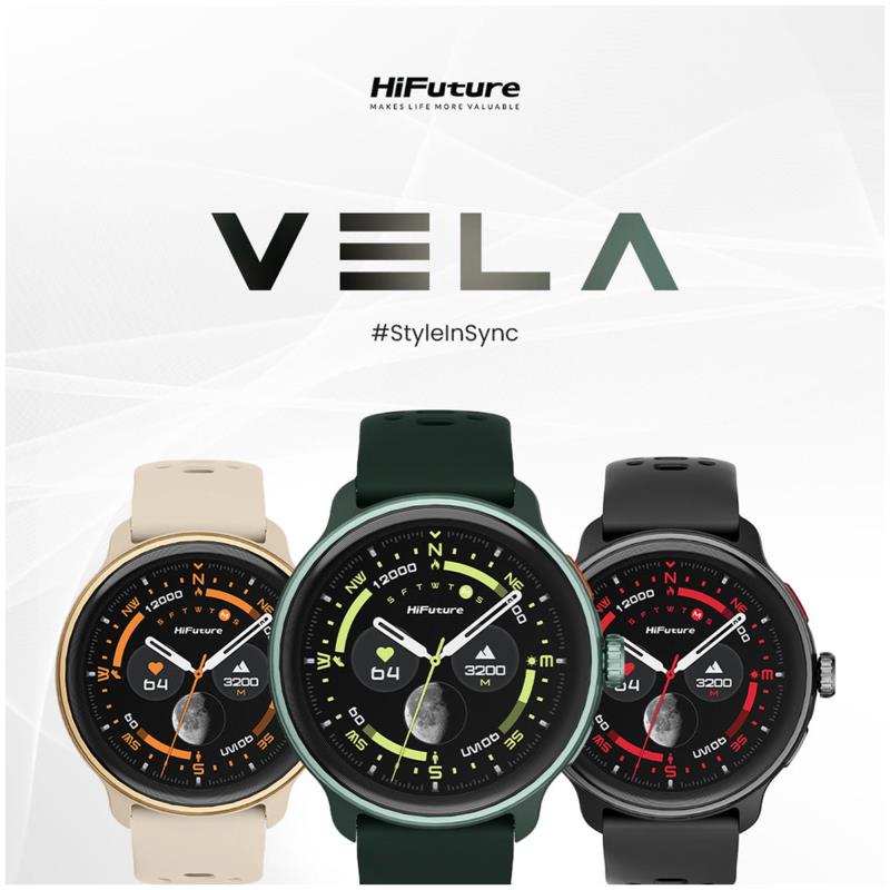 Smartwatch HiFuture Vela 1.43" Μαύρο