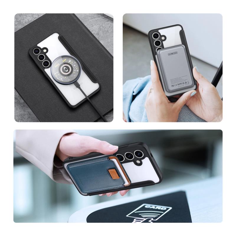 Θήκη Flip Dux Ducis Samsung Galaxy S25 5G Magnetic Wallet Skin X Pro Μαύρο