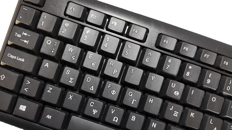 APPROX ΠΛΗΚΤΡΟΛΟΓΙΟ USB MK210 BLACK GREEK