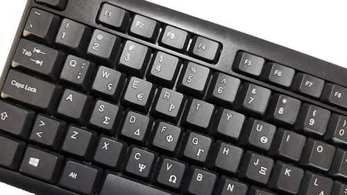 APPROX ΠΛΗΚΤΡΟΛΟΓΙΟ USB MK210 BLACK GREEK