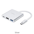 HOCO HB14 TYPE-C HUB EASY USE ΜΕ USB3.0+HDMI+PD