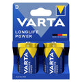 Μπαταρία Alkaline Varta Longlife Power D LR20 Plastic Free (2 τεμ.)