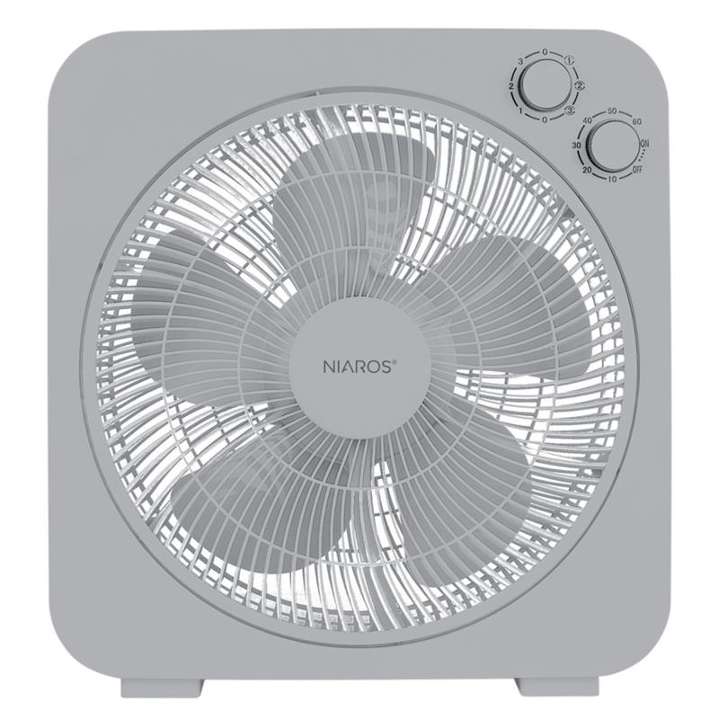 Επιδαπέδιος Ανεμιστήρας Niaros Bronte Box 42W Γκρι