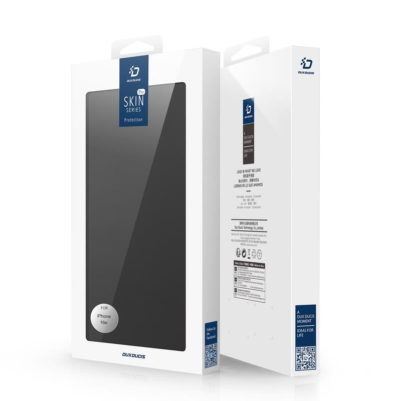 Θήκη Flip Dux Ducis Apple iPhone 16e Skin Pro Μαύρο