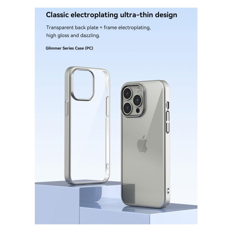 Θήκη PC Devia Apple iPhone 15 Plus Glimmer Ασημί