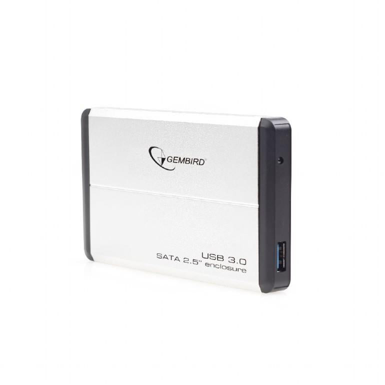 GEMBIRD ΘΗΚΗ ΓΙΑ HDD 2.5" USB 3.0 SILVER ALUMINIUM