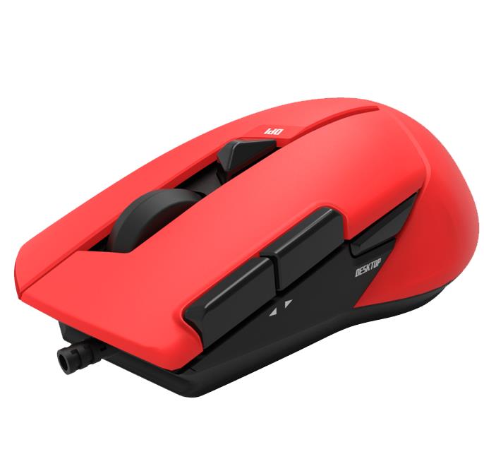 MARVO M428 ΕΝΣΥΡΜΑΤΟ GAMING ΠΟΝΤΙΚΙ, 4800DPI 7 ΠΡΟΓΡ. ΠΛΗΚΤΡΑ, ΚΟΚΚΙΝΟ