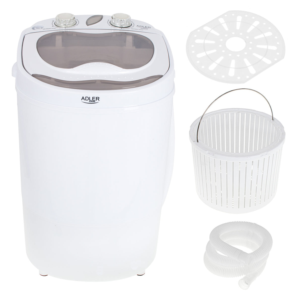 ADLER Travel Washer-Extractor White